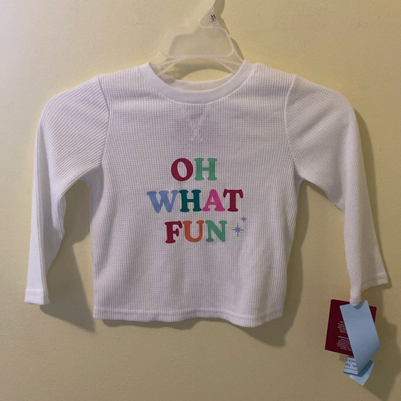 Other - 3/$15 NWT Toddle Waffle "Oh What Fun" Sleep shirt
